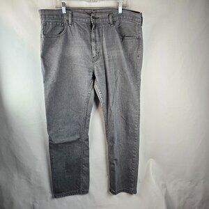 Levi's 508 Jeans Mens 38x30 Grey Denim Regular Taper Fit Skater Normcore Minimal